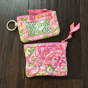 vera bradley coin purses set